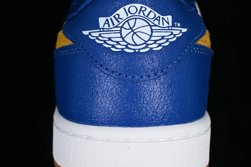 All categories Air Jordan Jordan series basketball shoes Air Jordan 1 Low Z version Air Jordan 1 Low AJ1 Joe 1 white blue yellow hook burst pattern low-top cultural and leisure sports sneakers DZ0792-103